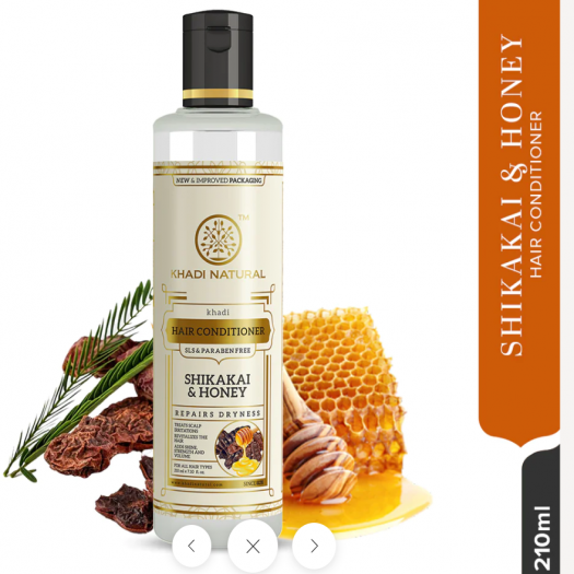 Khadi Natural  Shikakai & Honey Hair Conditioner- SLS & Paraben Free
