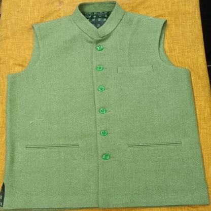 Half  Woolen Mens Nehru Jacket