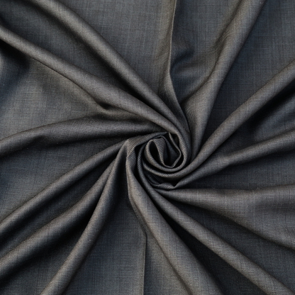 Premium black Cotton Fabric – Subtle Self-Textured Weave | Width 58 Inches