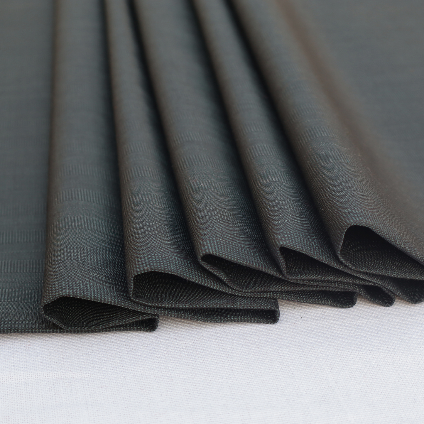 Premium black Cotton Fabric – Subtle Self-Textured Weave | Width 58 Inches