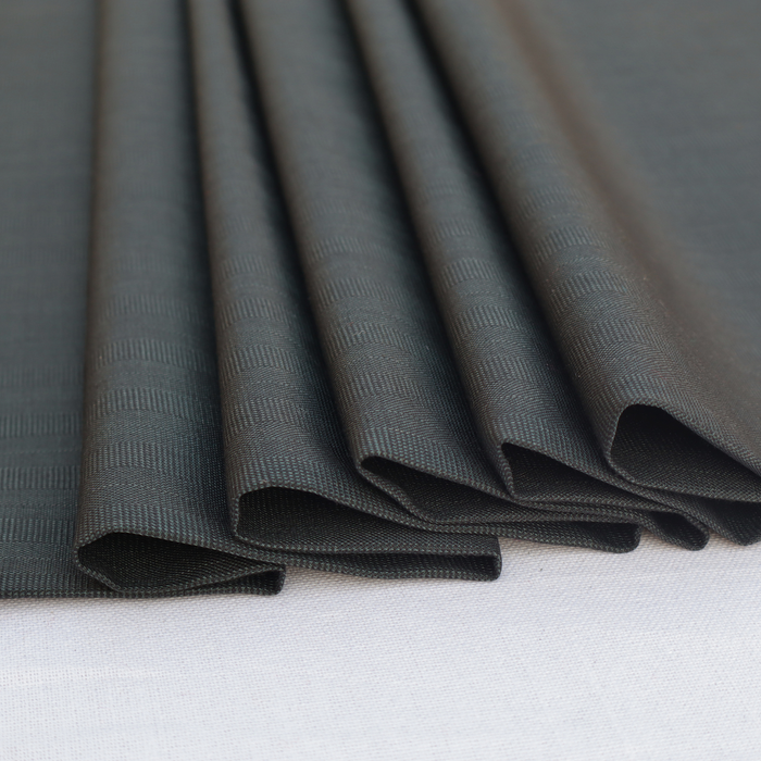 Premium black Cotton Fabric – Subtle Self-Textured Weave | Width 58 Inches