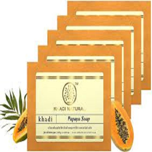 Khadi Natural Papaya Handmade Soap