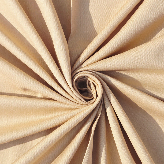 Soft Beige Plain Woolen Fabric | Width 42 Inches