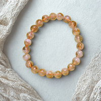 Yellow Citrine Bracelet – Natural Crystal for Prosperity, Positivity & Success