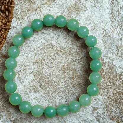 Green Aventurine Bracelet – Natural Luck & Prosperity Crystal