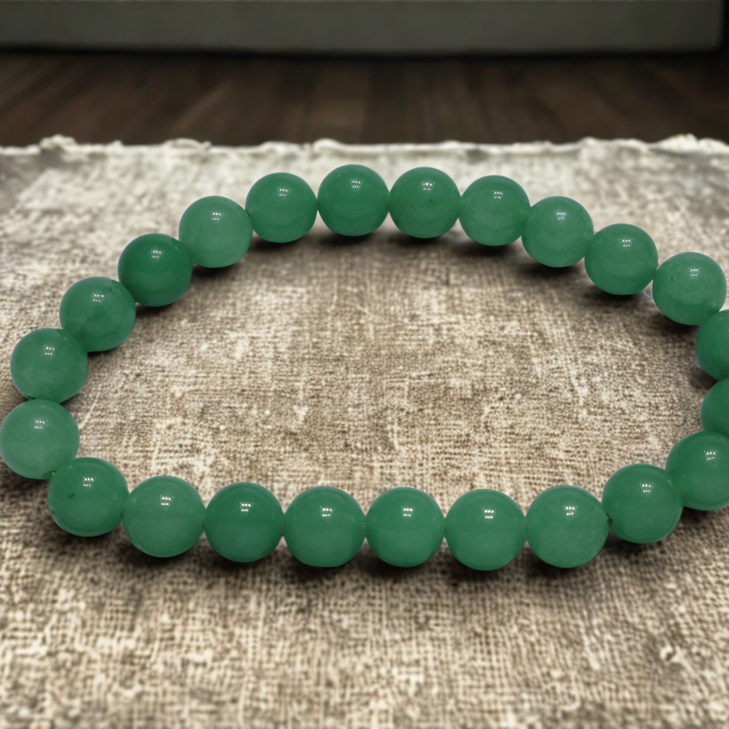 Green Aventurine Bracelet – Natural Luck & Prosperity Crystal