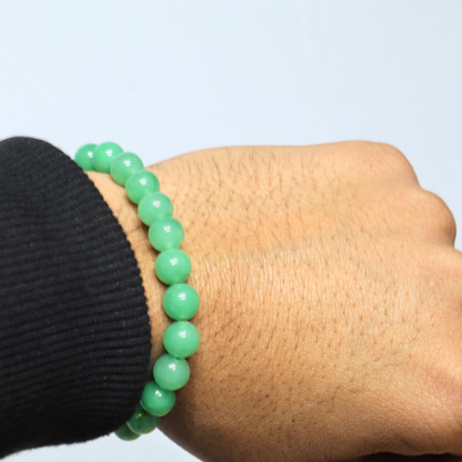 Green Aventurine Bracelet – Natural Luck & Prosperity Crystal