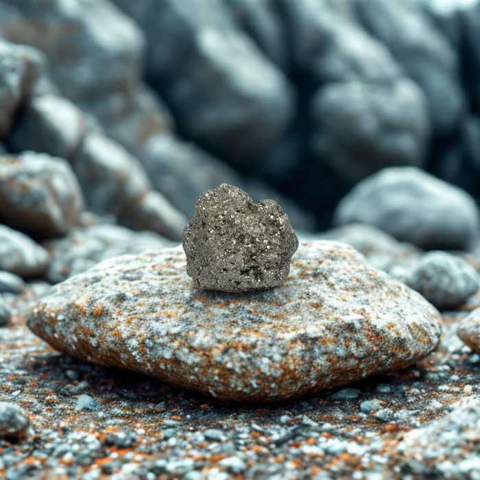 Pyrite Stone – Natural Iron Sulfide Crystal (“Fool’s Gold”) for Healing & Décor