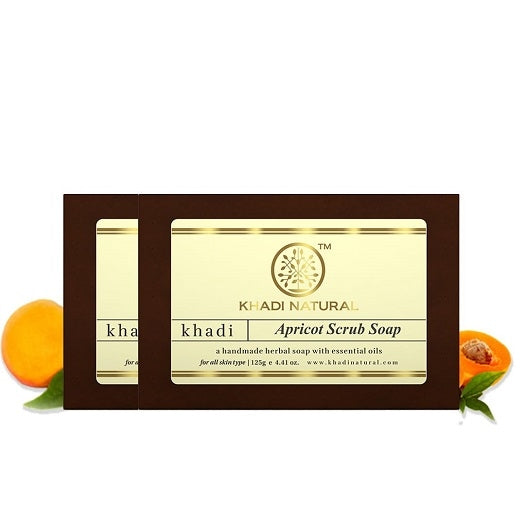 Khadi Natural Apricot Scrub Soap