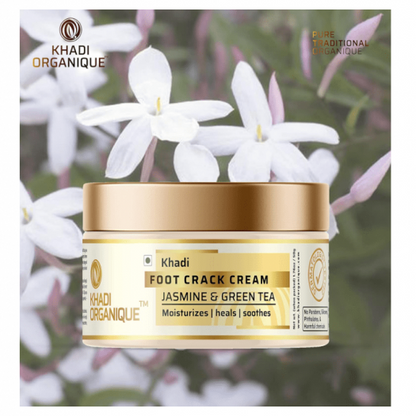 Khadi Organique Foot Crack Cream / Jasnine &Green Tea