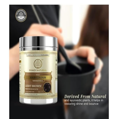 Khadi Natural Herbal Hair Colour Dark Brow