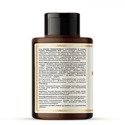 Khadi Organique Lavender & Ylang Ylang Massage Oil