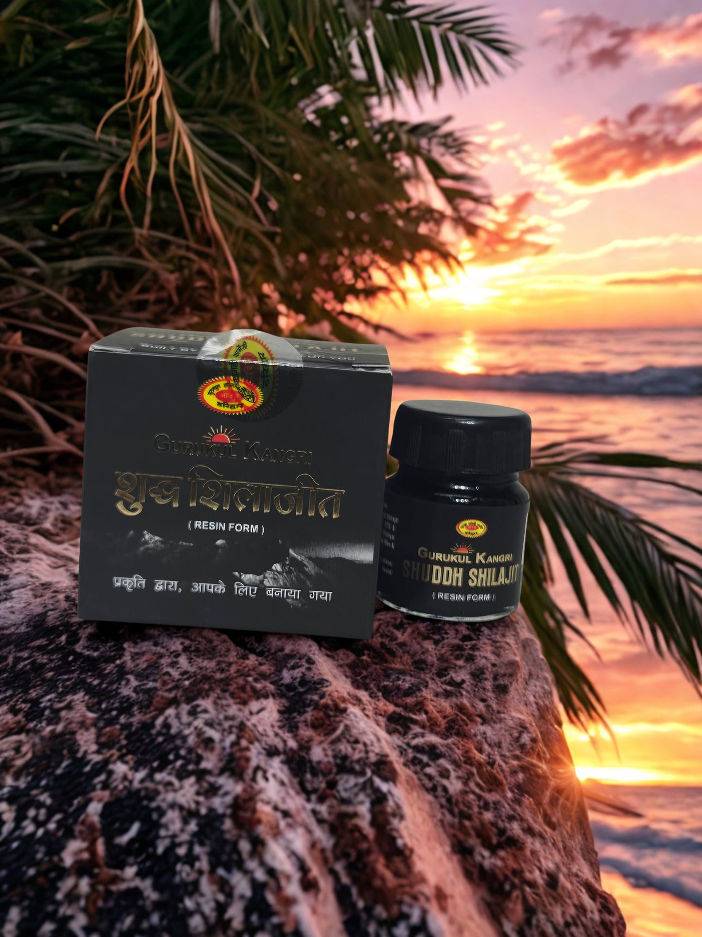 Gurukul Kangri Shuddh Shilajit – Pure Himalayan Ayurvedic Resin