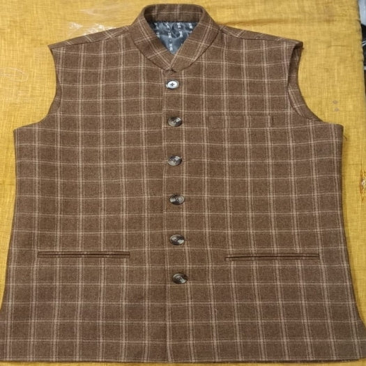 Half  Woolen Mens Nehru Jacket