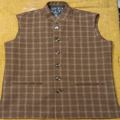 Half  Woolen Mens Nehru Jacket