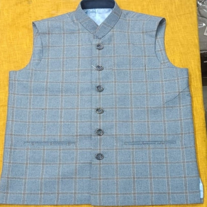 Half  Woolen Mens Nehru Jacket