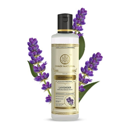 Khadi Natural Lavender Moisturizer (SLS & PARABEN FREE)