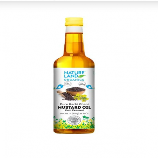 Natureland Organics Pure Kachhi Ghani (Mustard Oil)