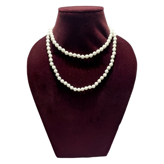 White Hakik Stone Mala