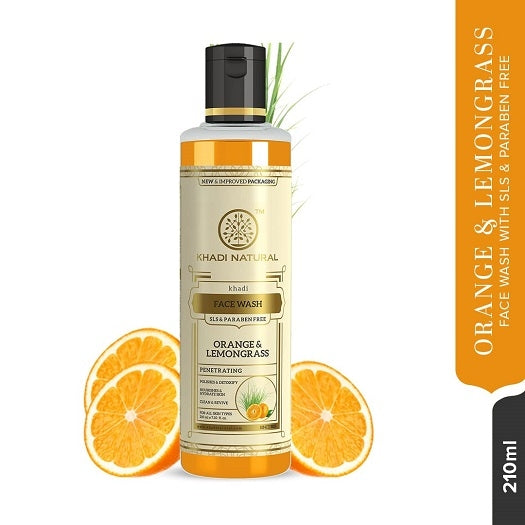Khadi Natural Orange & Lemongrass Herbal Face Wash
