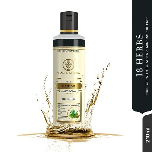 Khadi Natural 18 Herbs Hair Oil,