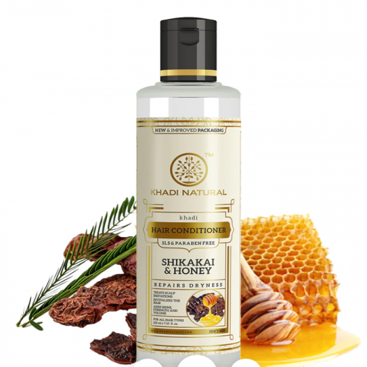 Khadi Natural  Shikakai & Honey Hair Conditioner- SLS & Paraben Free