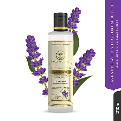 Khadi Natural Lavender Moisturizer (SLS & PARABEN FREE)