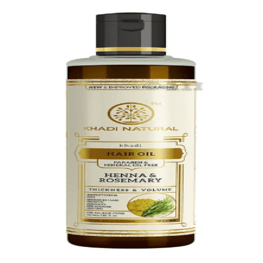 Khadi Naturals Henna and Rosemary Hair Oil