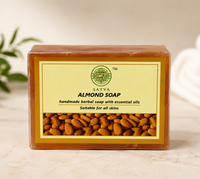Satva Almond Soap | Handmade Herbal Bath Soap with Almond Oil | 125g