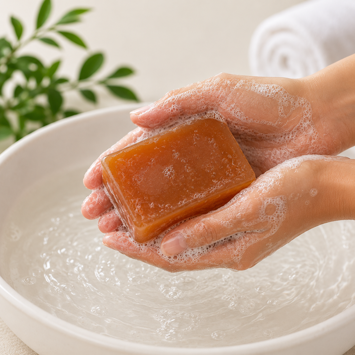 Satva Herbal Almond Bath Soap Natural Skin Care
