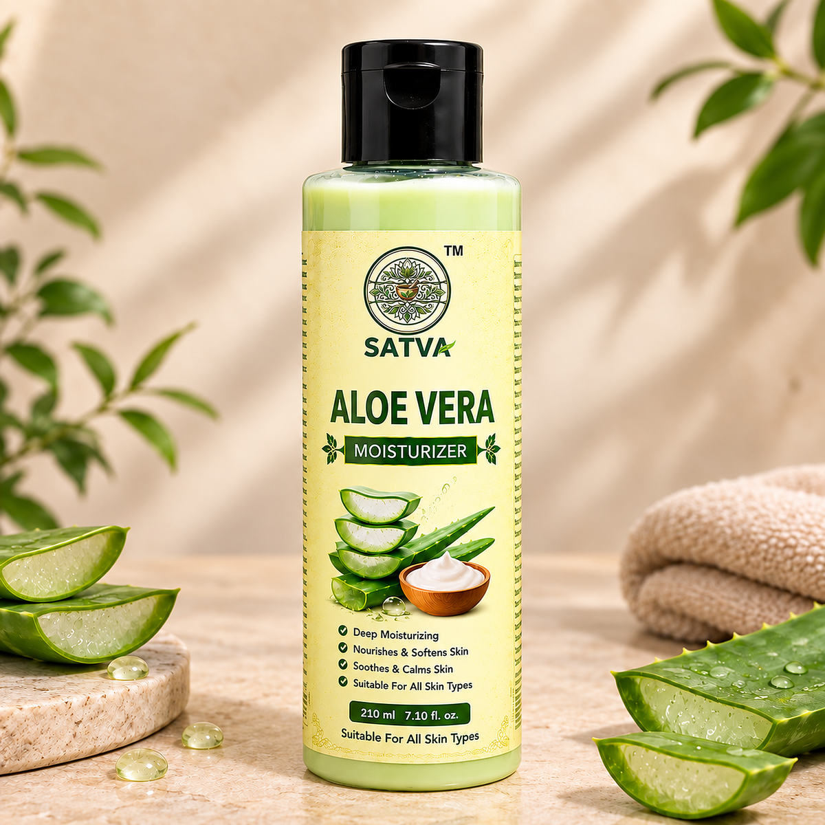 SATVA Aloe Vera Moisturizer 210ml