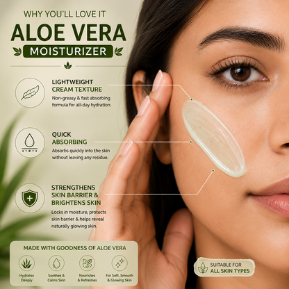 SATVA Aloe Vera Moisturizer with Aloe Vera Skin Care