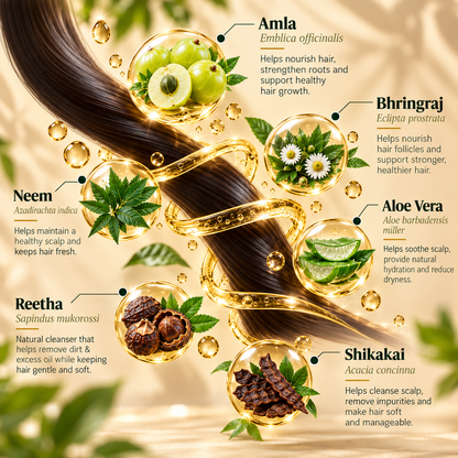SATVA Amla and Bhringraj Hair Cleanser hair Ingredients