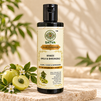SATVA Khadi Amla & Bhringraj Hair Cleanser – 210ml