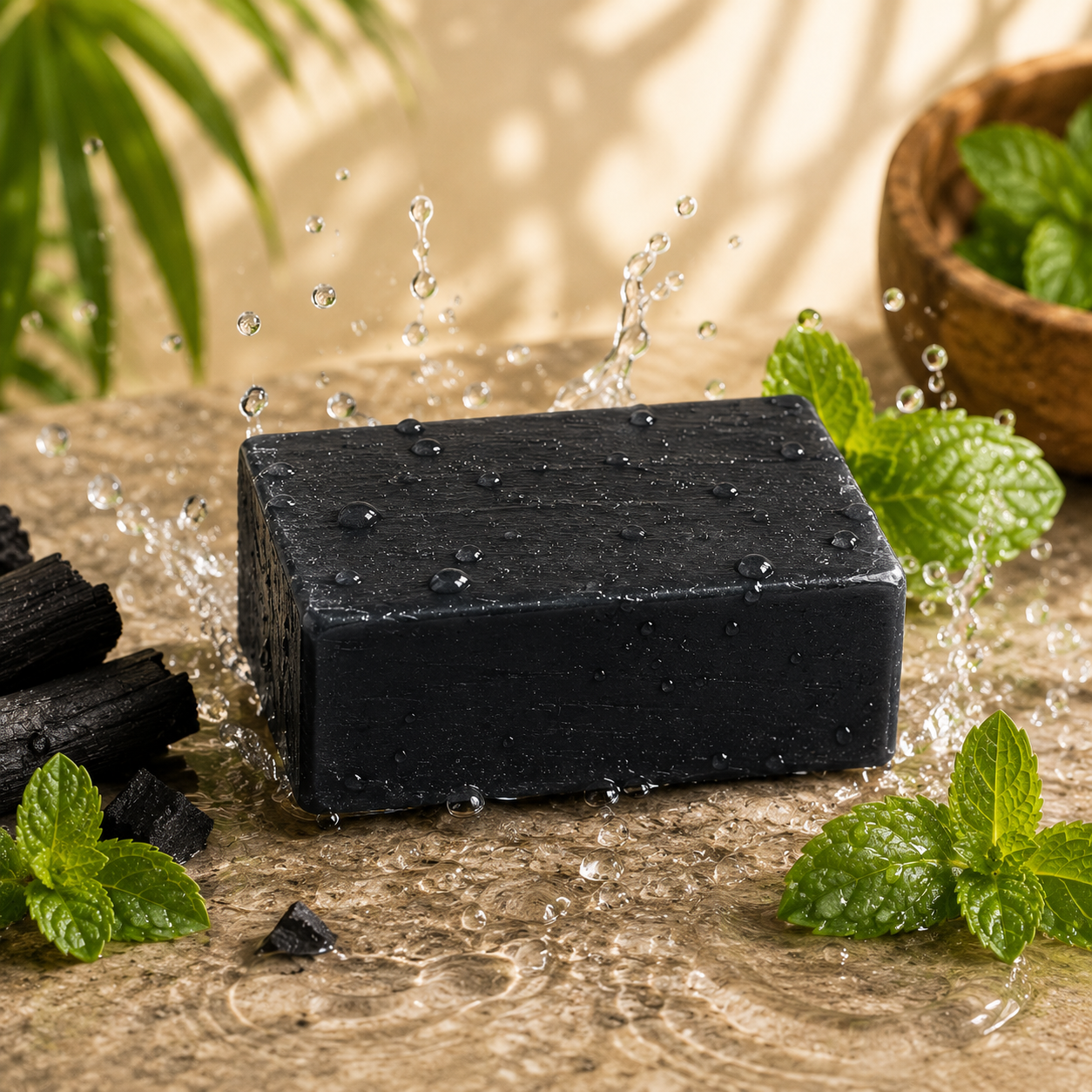 Handmade Charcoal Soap for Oily and Acne Prone Skin