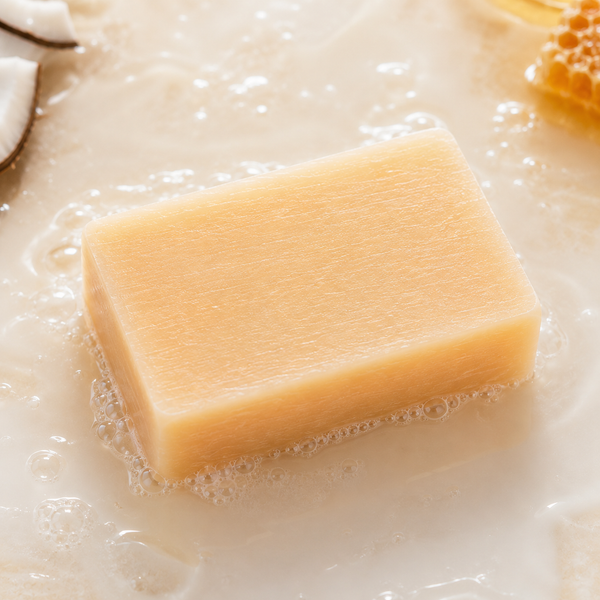 Satva Coconut Milk & Honey Soap | Handmade Moisturizing Bath Soap | 125g