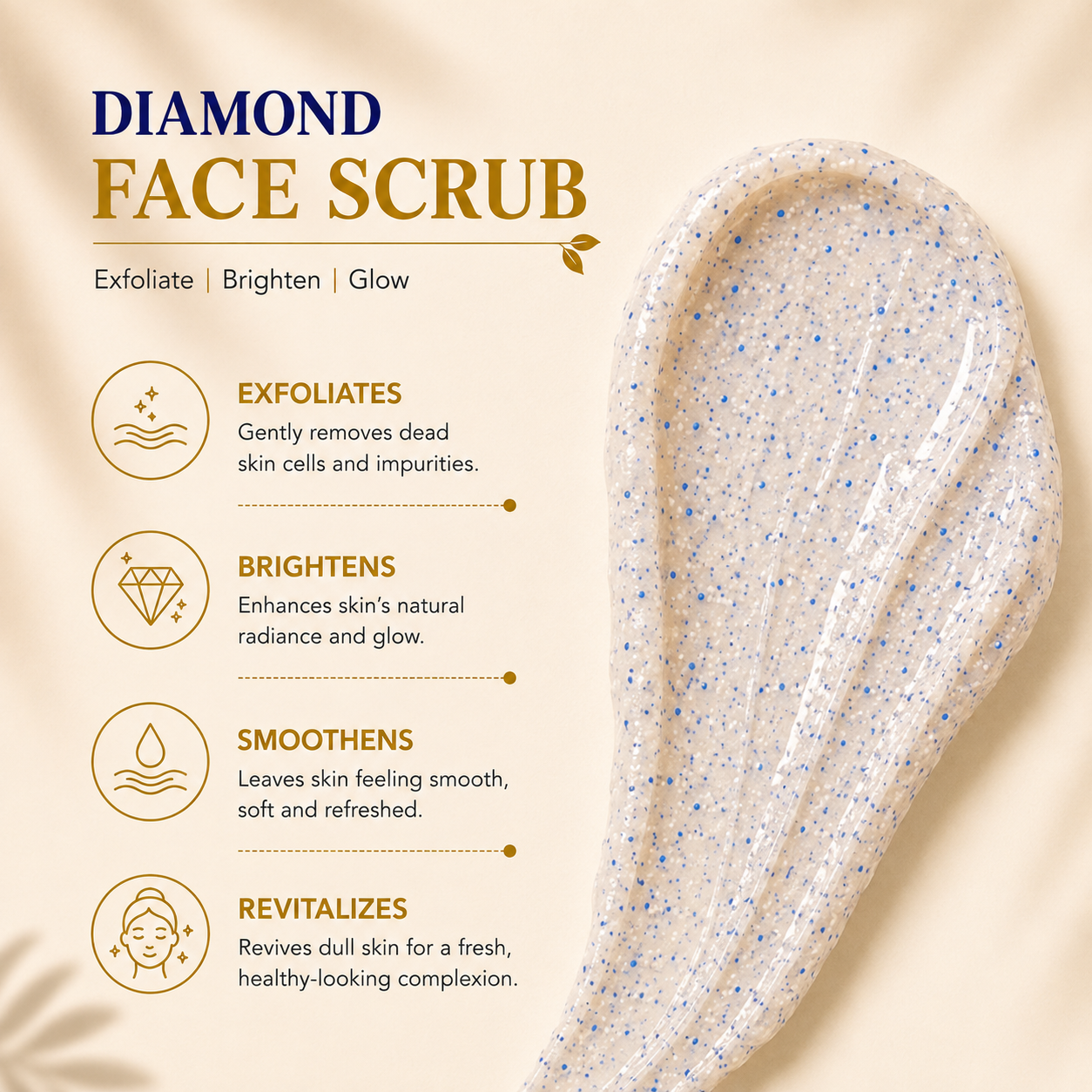 Satva Diamond Face Scrub for Cleansing and Exfoliating Skin