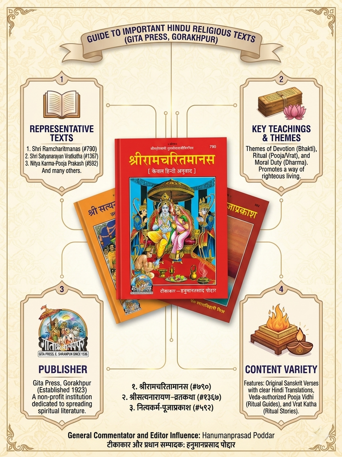 Gita Press Shree Ramcharitmanas Book – Complete Hindi Translation by Hanuman Prasad Poddar