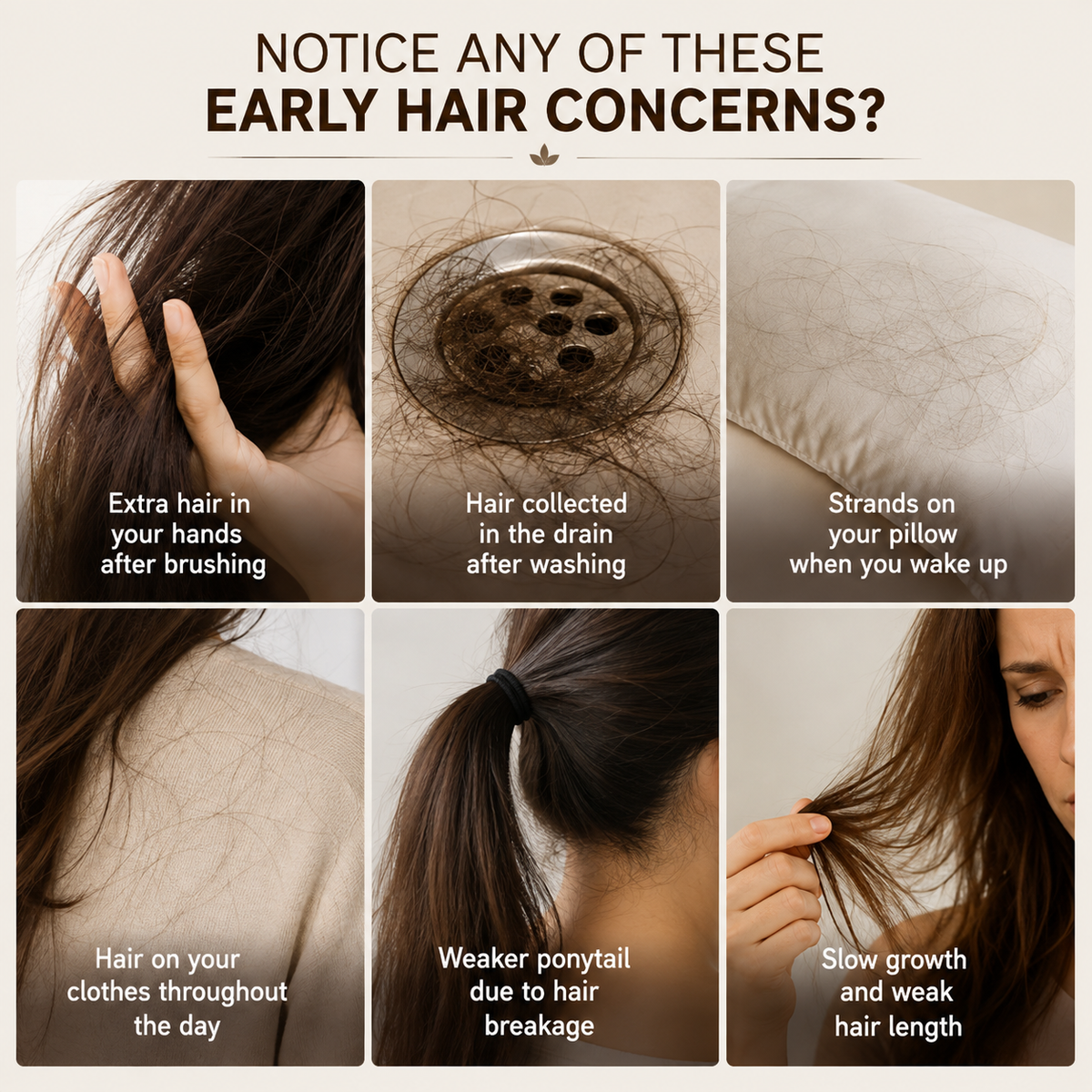 Hair serum for slove hair problems