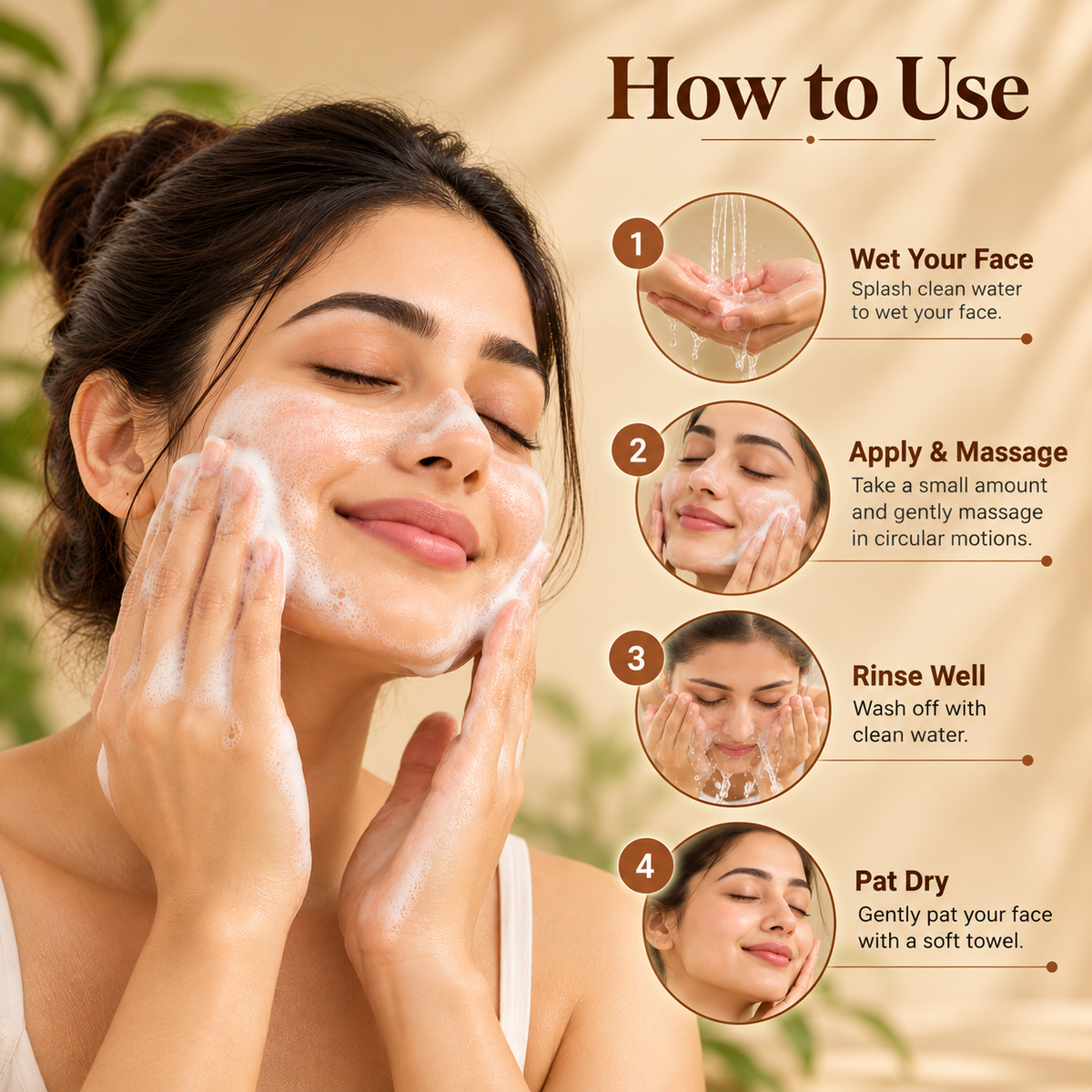 How to Use SATVA Face Wash for Daily Facial Cleansing