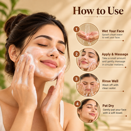 How to Use SATVA Face Wash for Daily Facial Cleansing