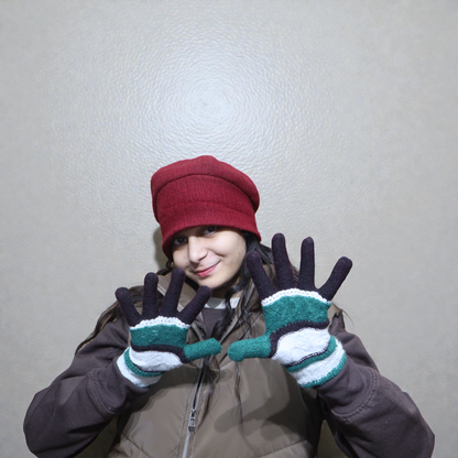 Pure Wool Hand Gloves | Warm & Comfortable Winter Wear