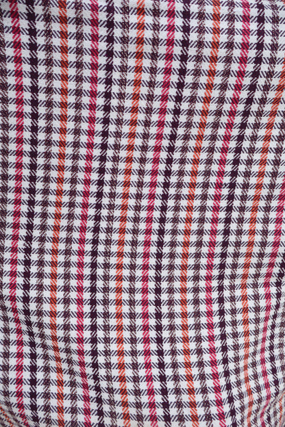 Premium Pink & White Checkered Khadi Cotton Khesh – Handwoven Multi-Color Plaid Heavy Blanket