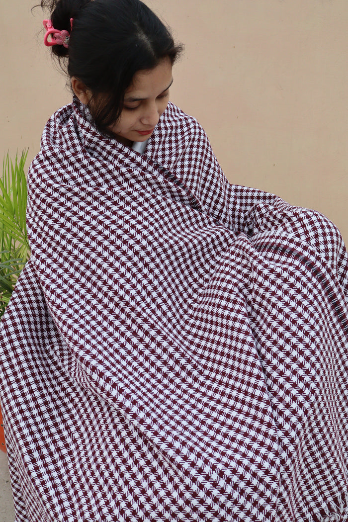 Hand Woven Khadi Khes – Pure Cotton Traditional Blanket & Bed Cover