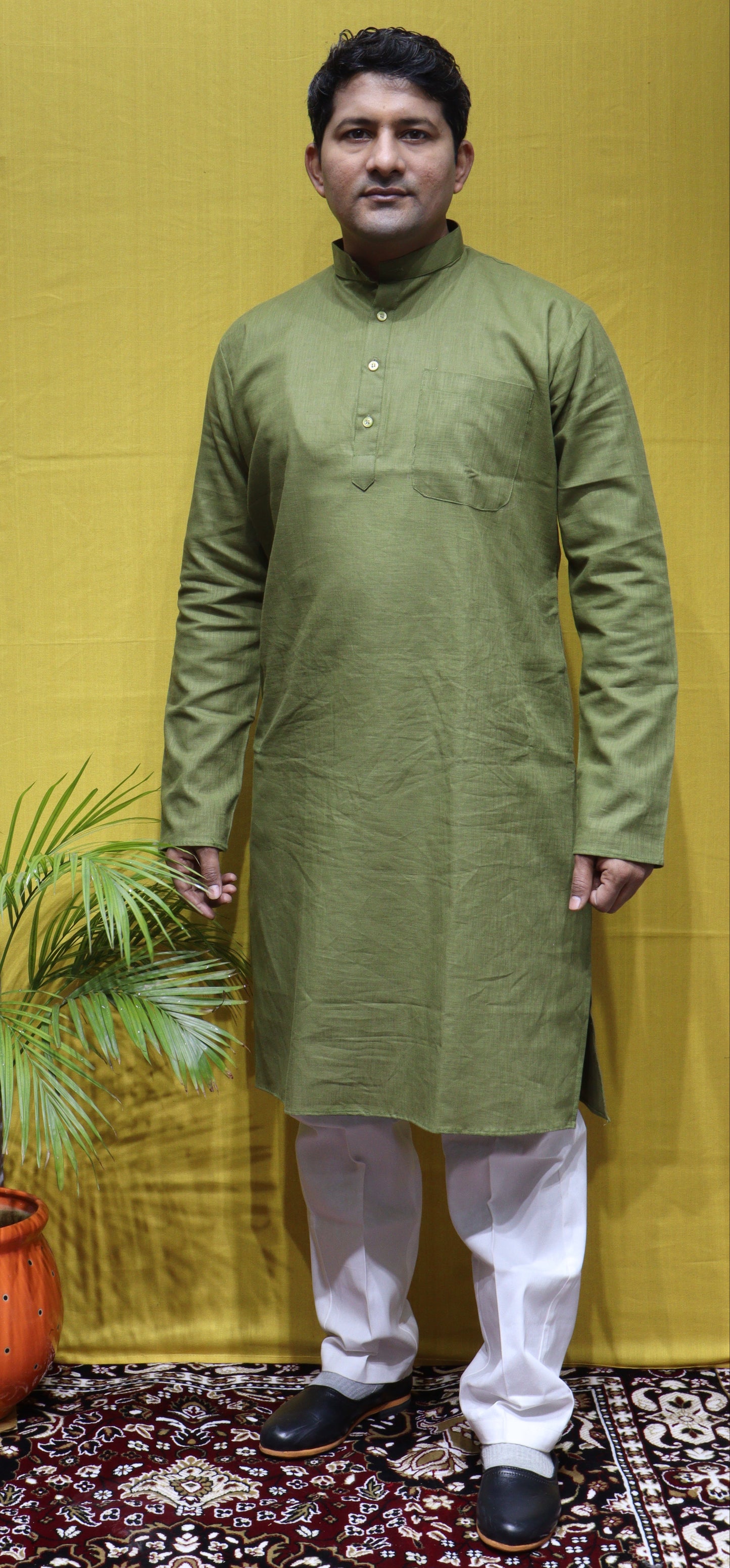 Linen Kurta – Premium Linen Fabric Traditional Mens Wear