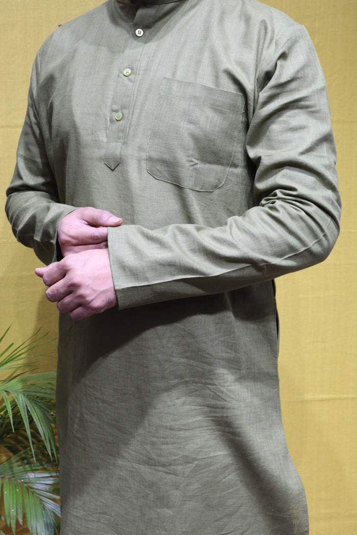 Linen Kurta – Premium Linen Fabric Traditional Mens Wear