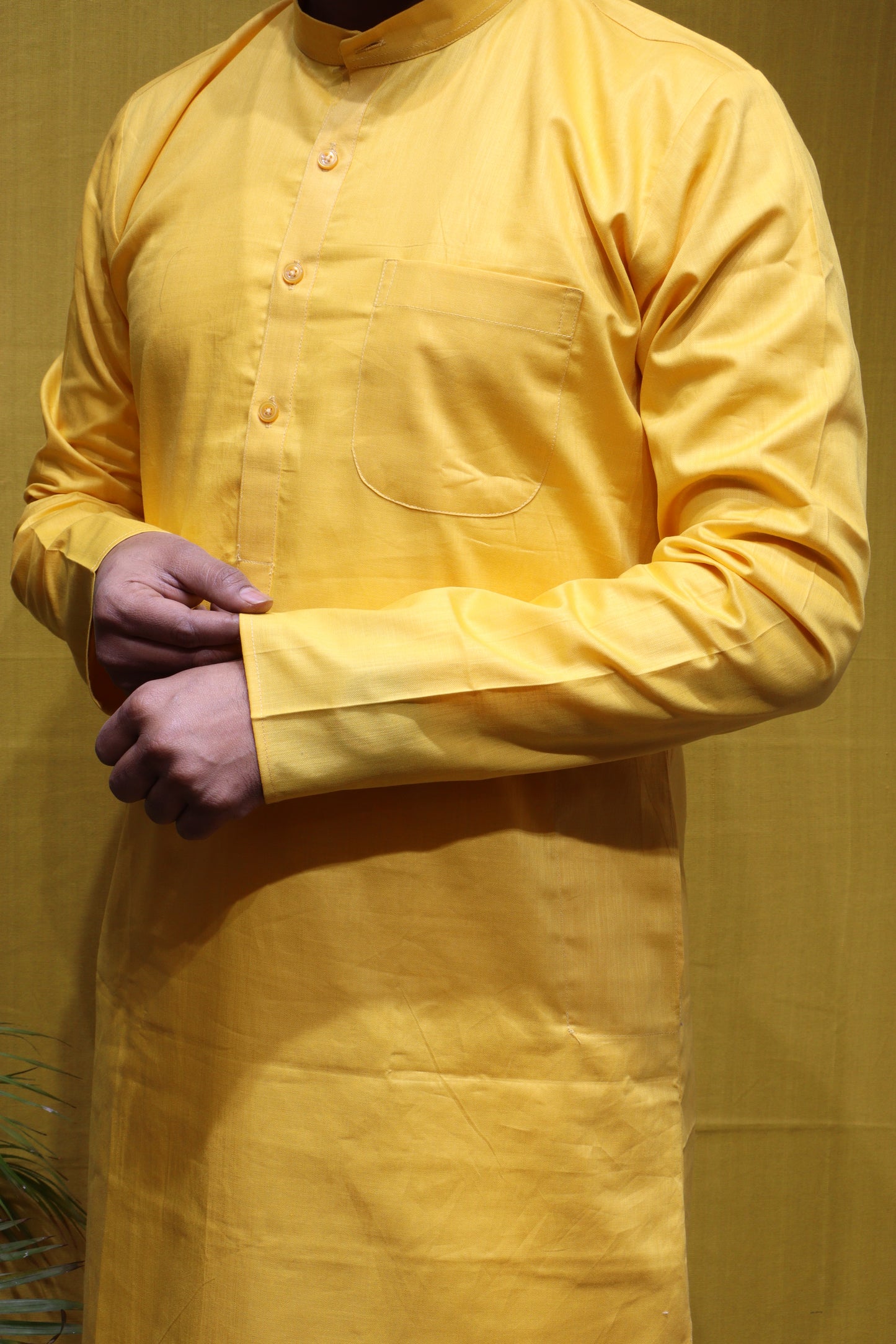 Khadi Cotton Kurta Full Sleeve – Pure Handwoven Cotton Traditional Wear