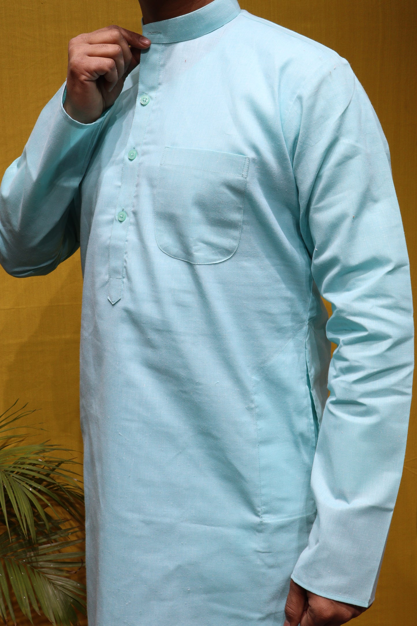 Cotton Men Kurta Full Sleeve – Pure Cotton Traditional Ethnic Wear