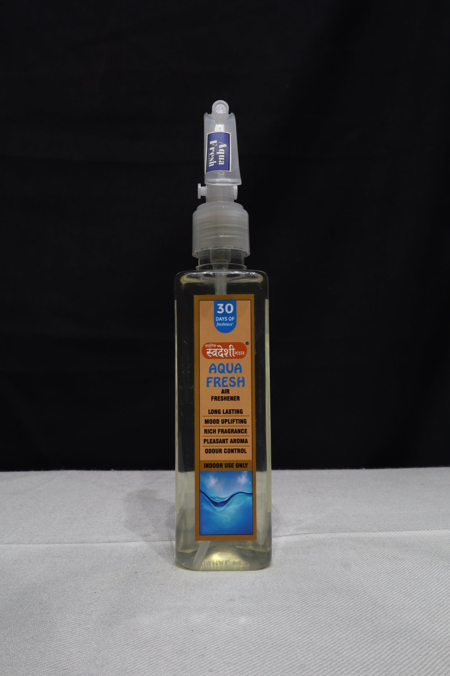 Adhunik Swadeshi Bhandar Aqua Fresh Room Freshener Spray – Long Lasting Air Freshener for Home & Office