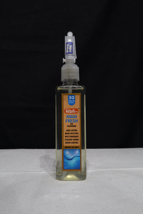 Adhunik Swadeshi Bhandar Aqua Fresh Room Freshener Spray – Long Lasting Air Freshener for Home & Office